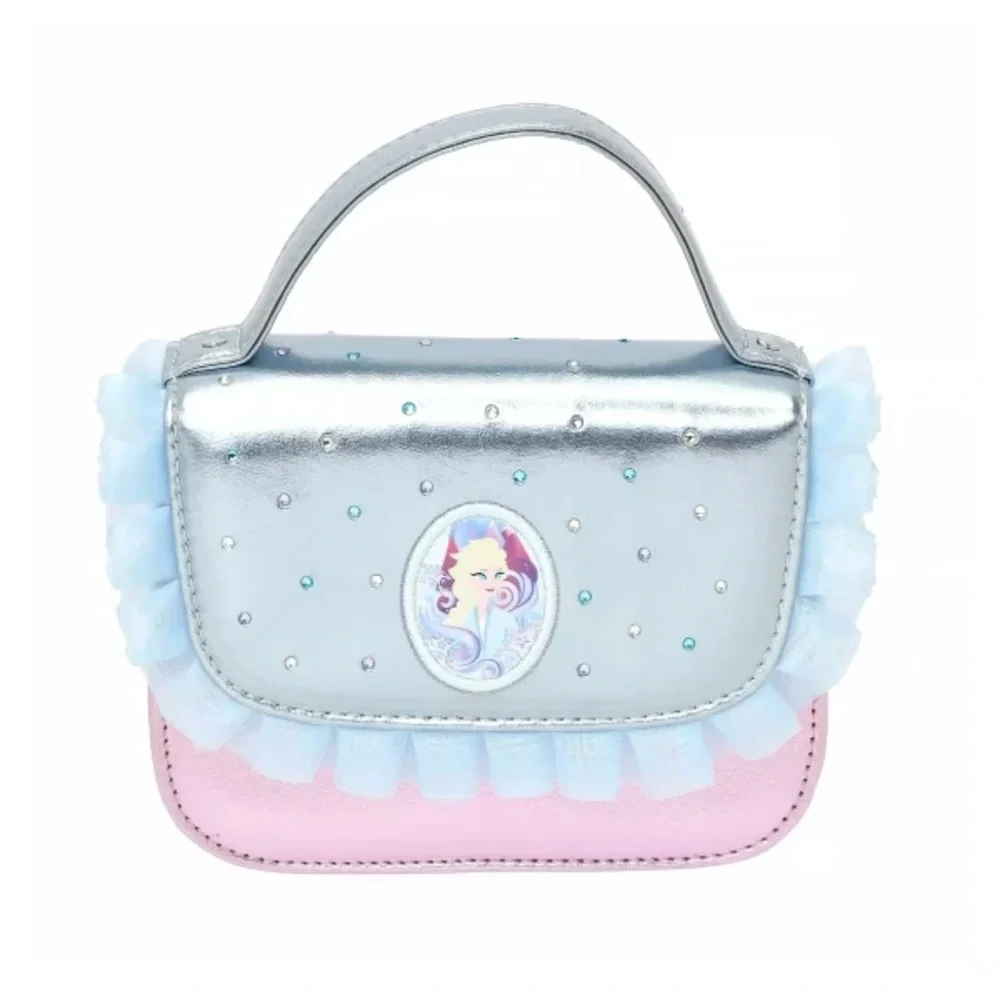 💥 2/$10 Disney Frozen Elsa Silver and Pink Kids Handbag
